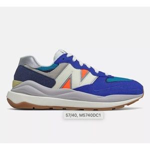 New Balance Royal Blue Orange 57/40 The Intelligent Choice Sneaker Size 6